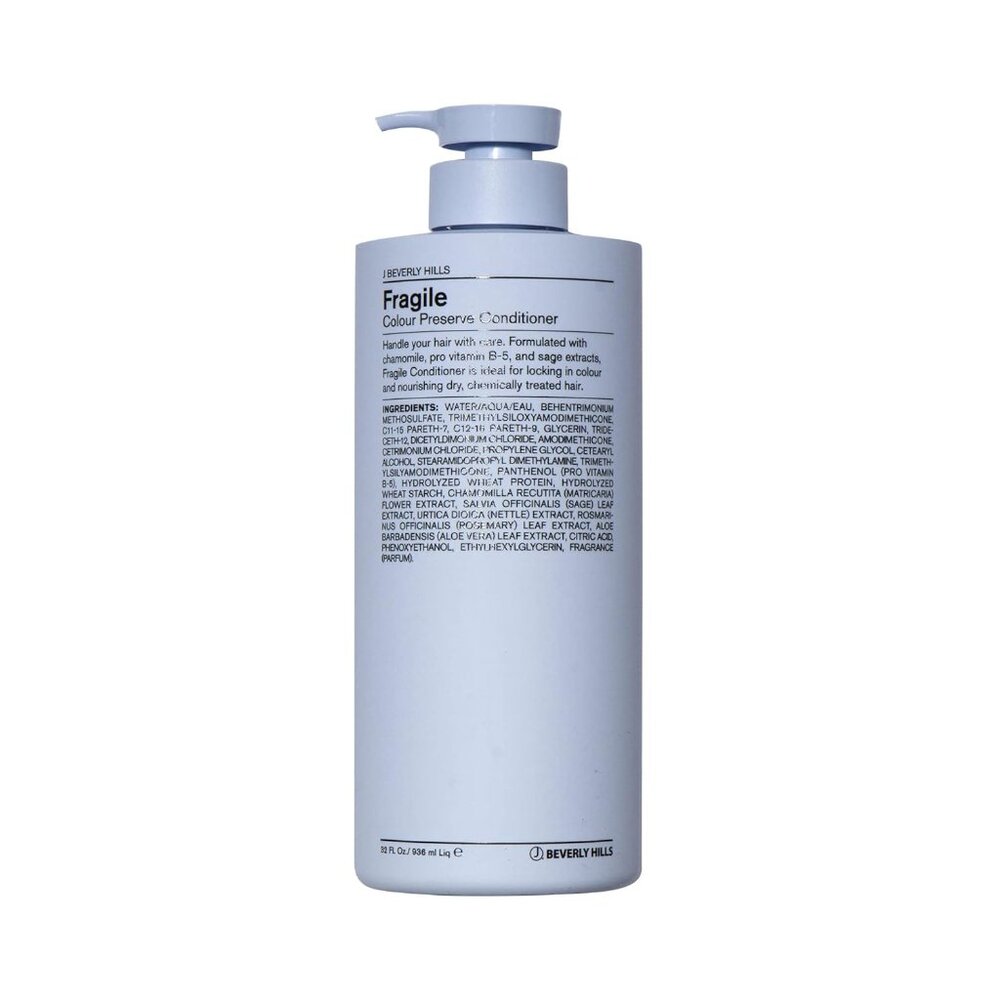 J Beverly Hills Blue Fragile Colour Preserve Conditioner Chamomile Split Ends